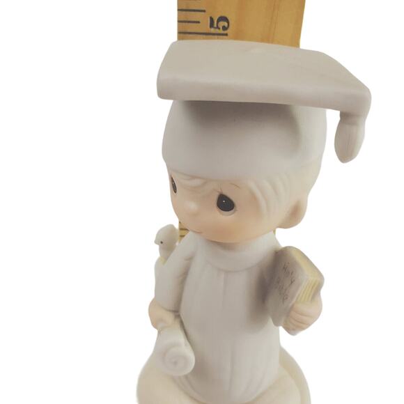 1980 Precious Moments "The Lord Bless You And Keep You" Boy Graduate #E-4720 - Picture 5 of 5